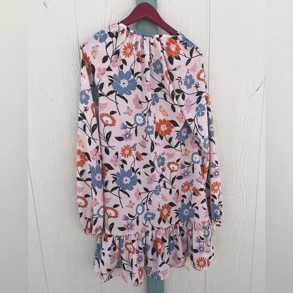 Kate Spade New York Floral Garden Tulip shift dress in Pearl Blush xxs